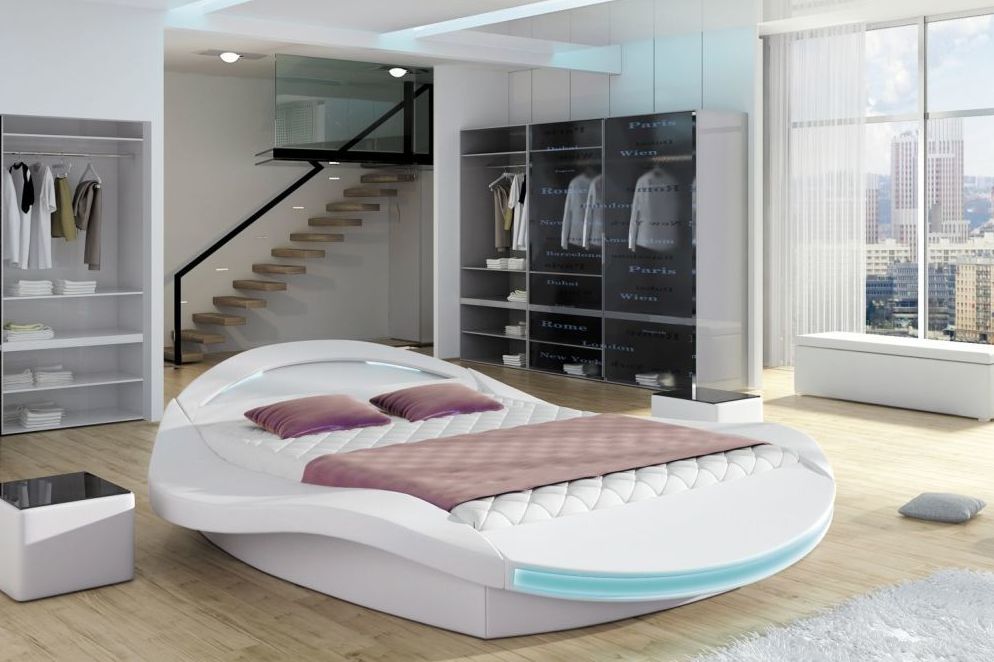 кровать в спальню в современном стиле